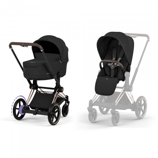 CYBEX Platinum ePriam 2in1 Comfort - Rosegold / Sepia Black 2026